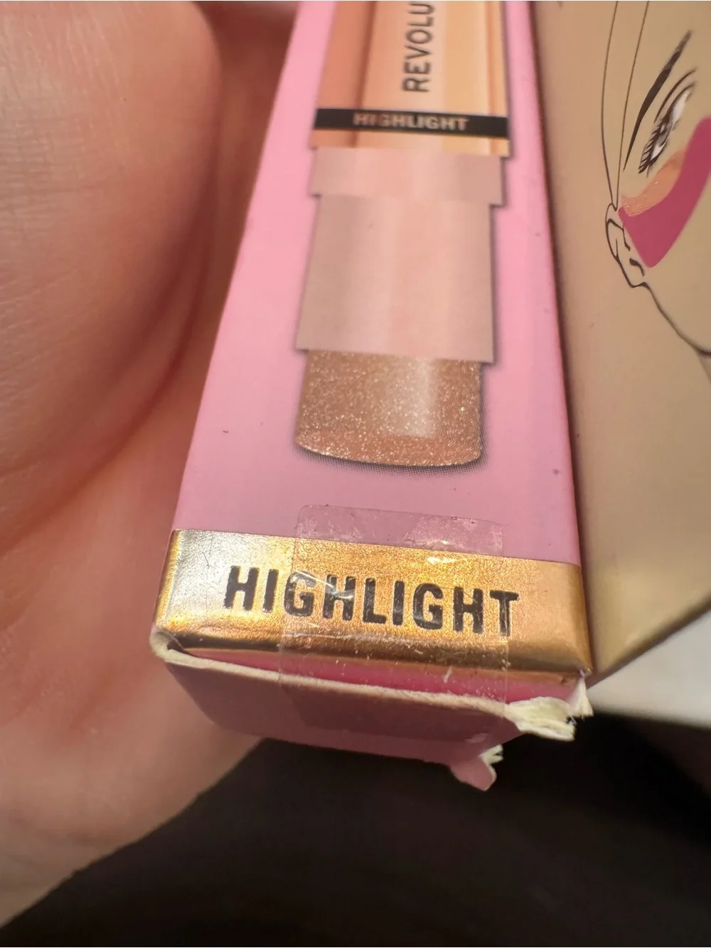 NEW Revolution Blush & Highlight Stick Champagne Shine